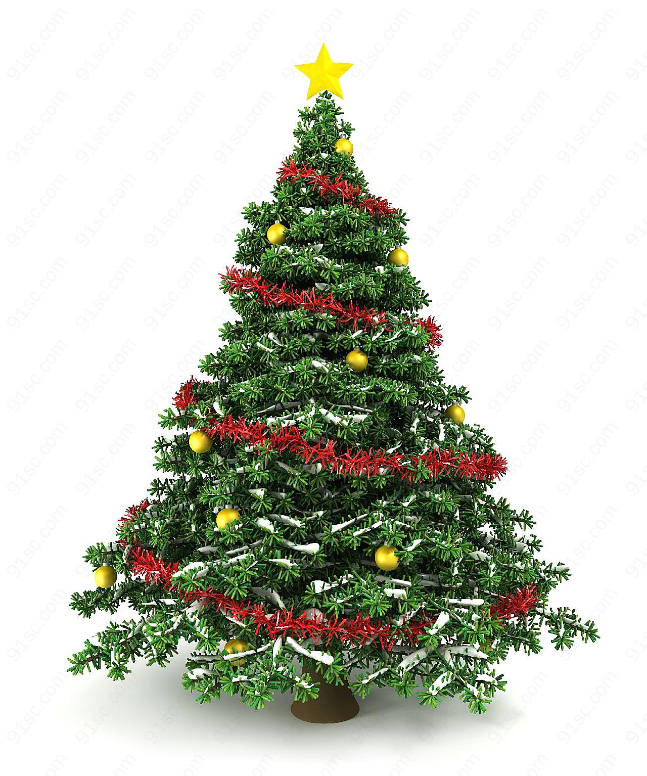 精美圣诞树02圣诞节