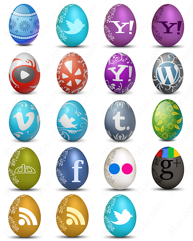 鸡蛋状社交软件图标