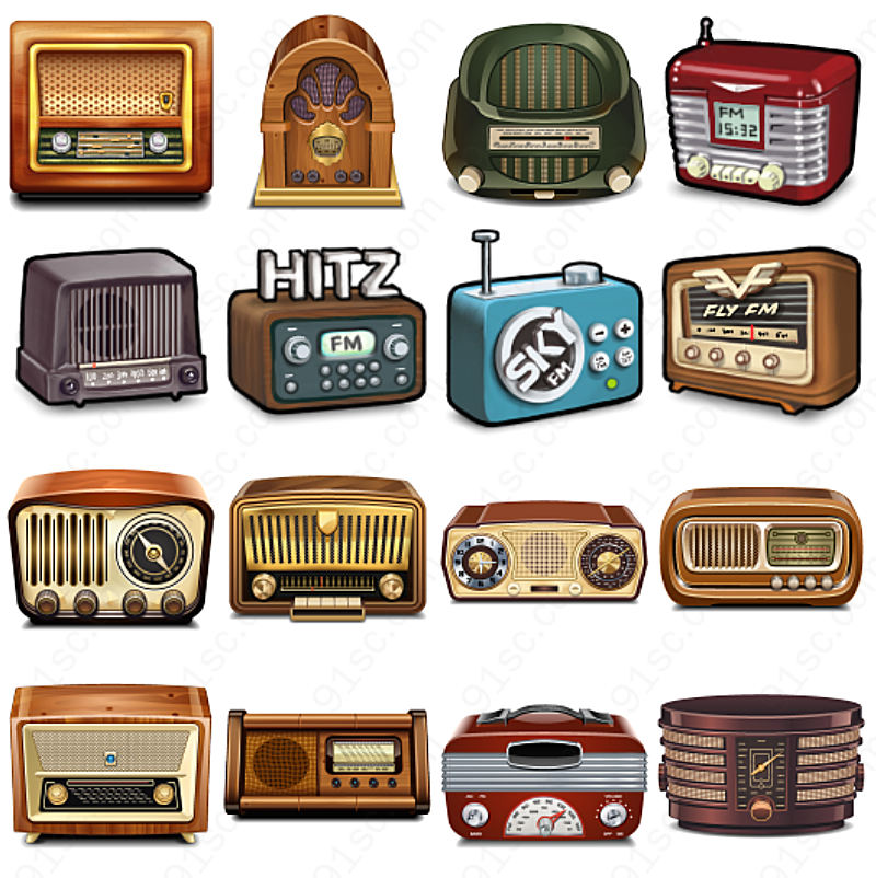 复古收音机生活工具