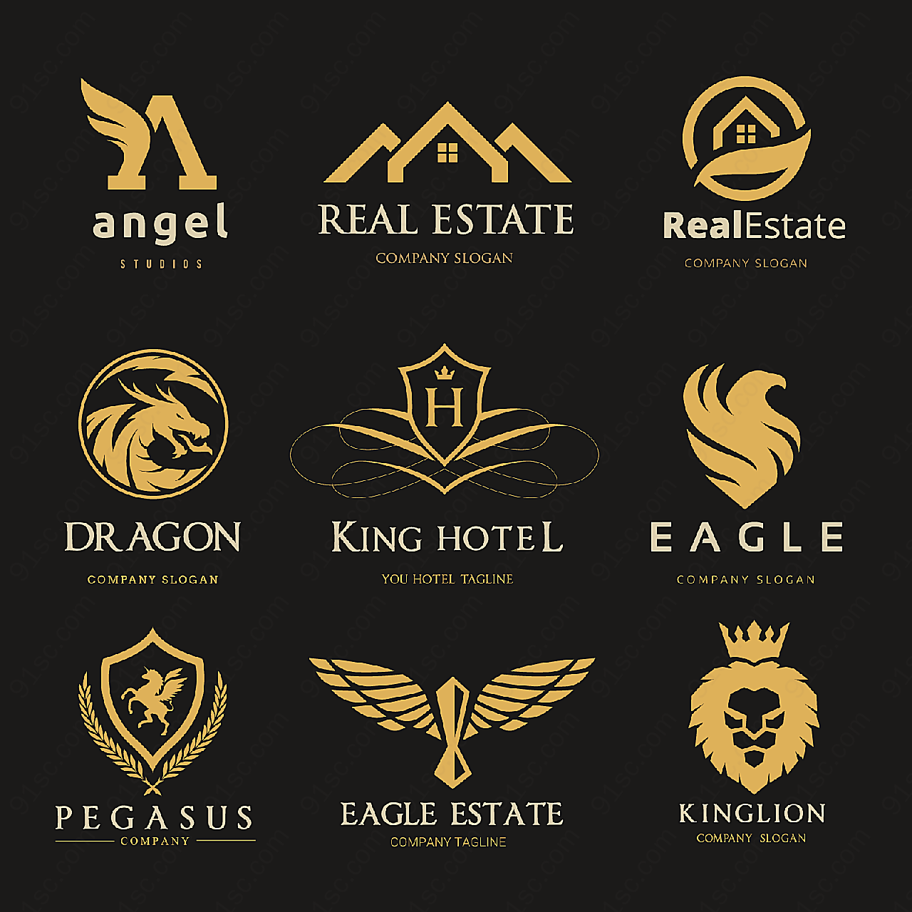 个性商业标志设计矢量logo图形