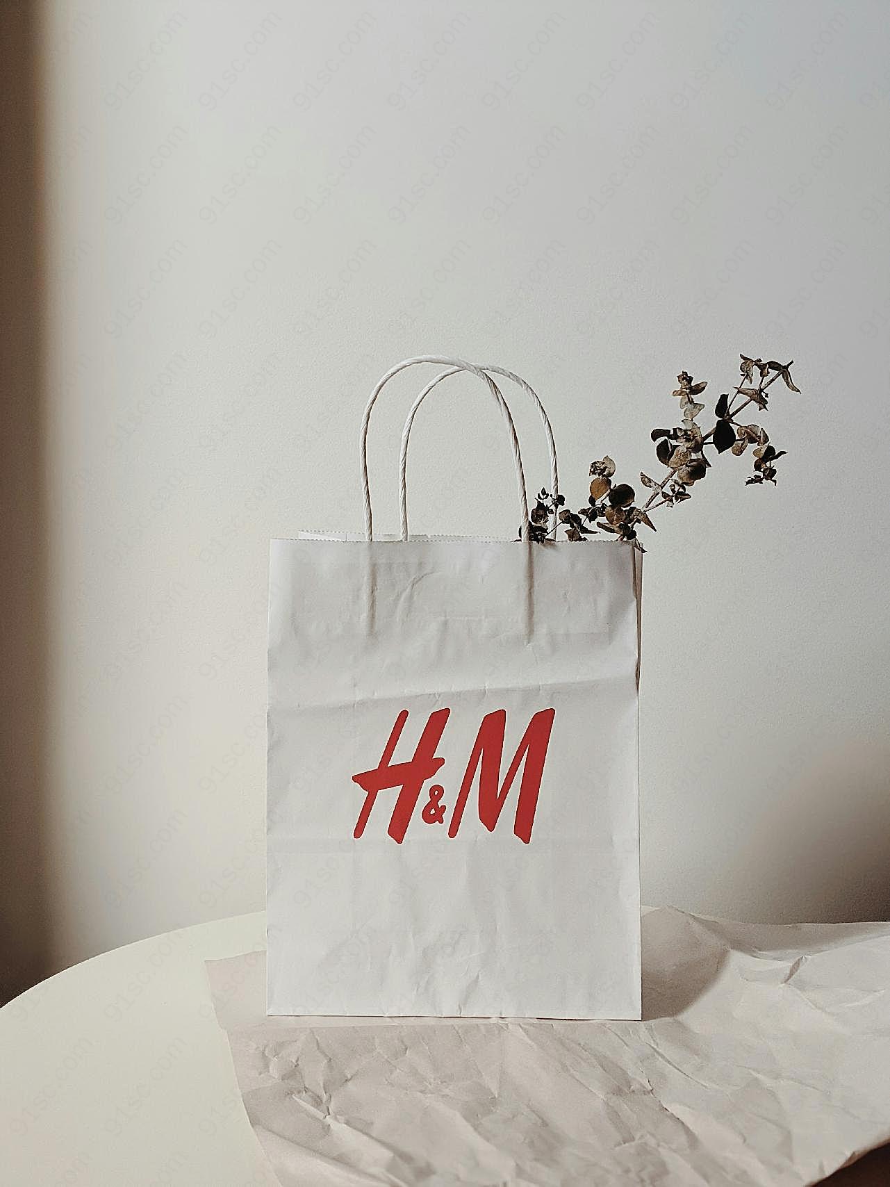 h&m环保纸袋图片生活用品
