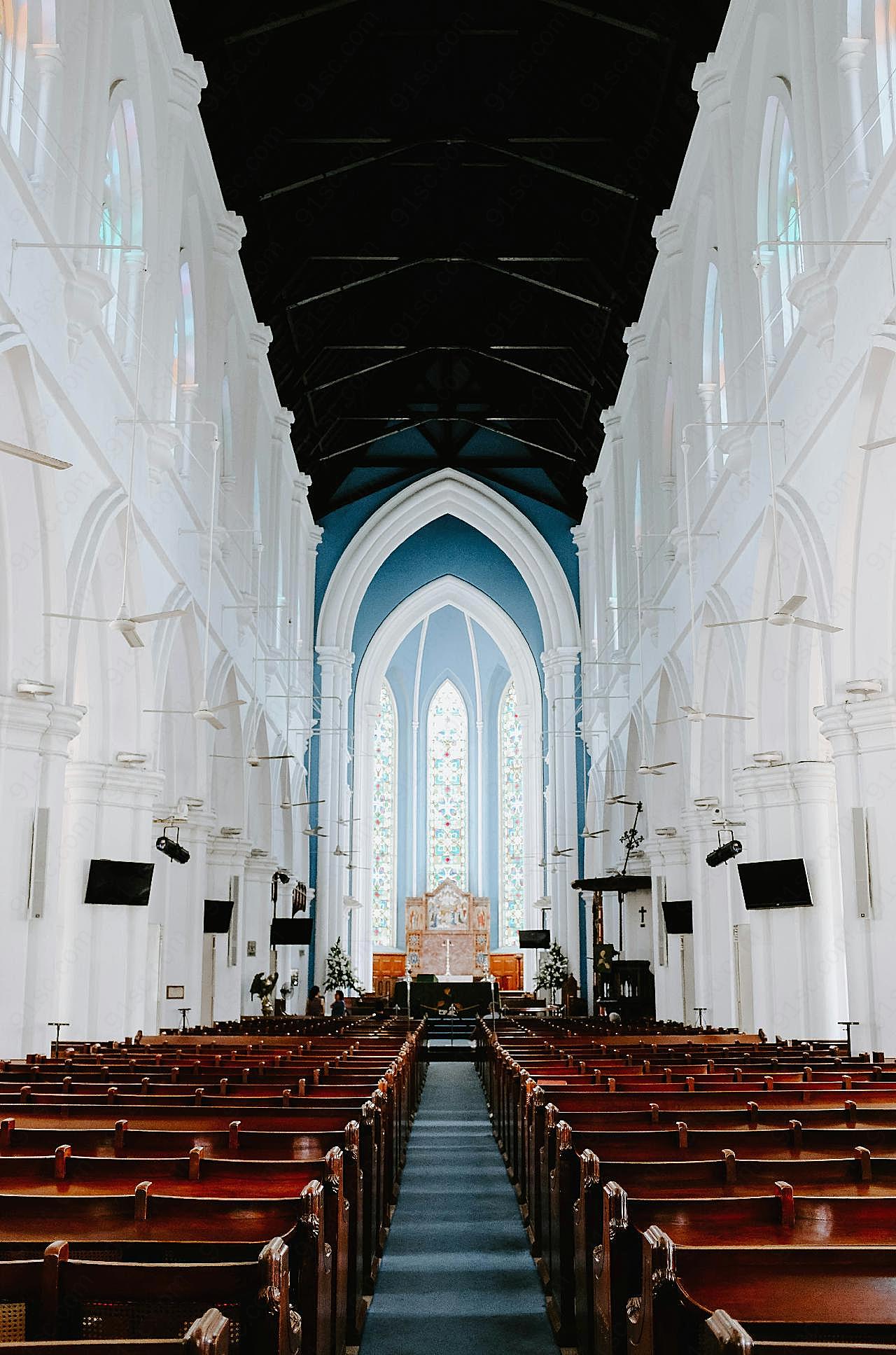 圣安德烈教堂内景图片建筑