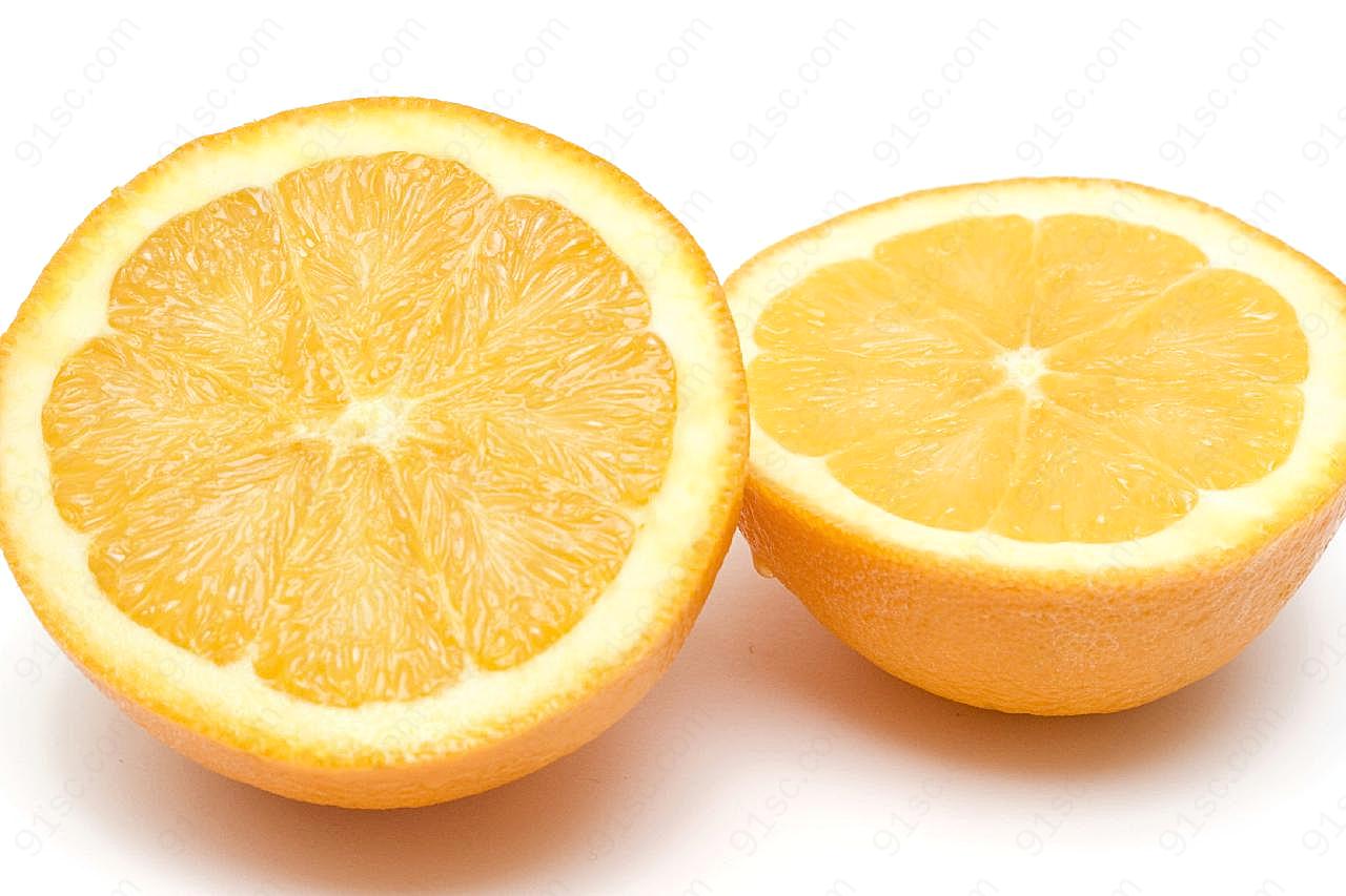 切开的柠檬图片水果