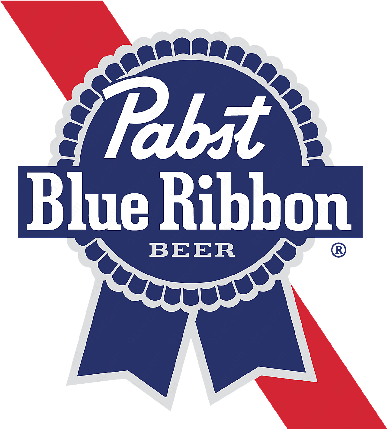 蓝带啤酒logo标志矢量餐饮食品标志