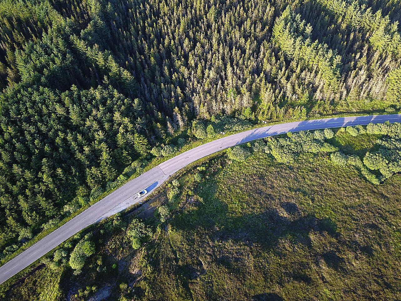 高速航拍照片公路