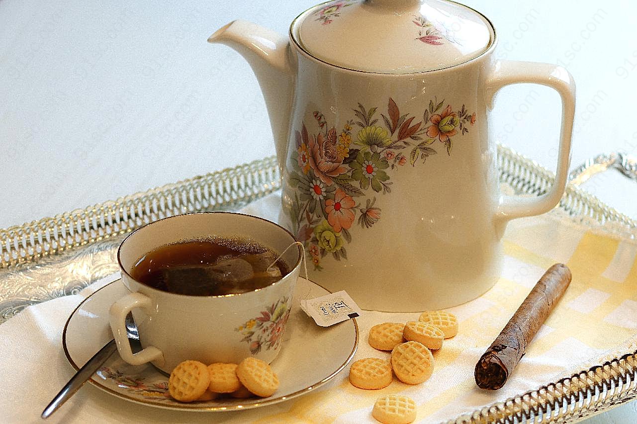 陶瓷茶壶图片生活用品