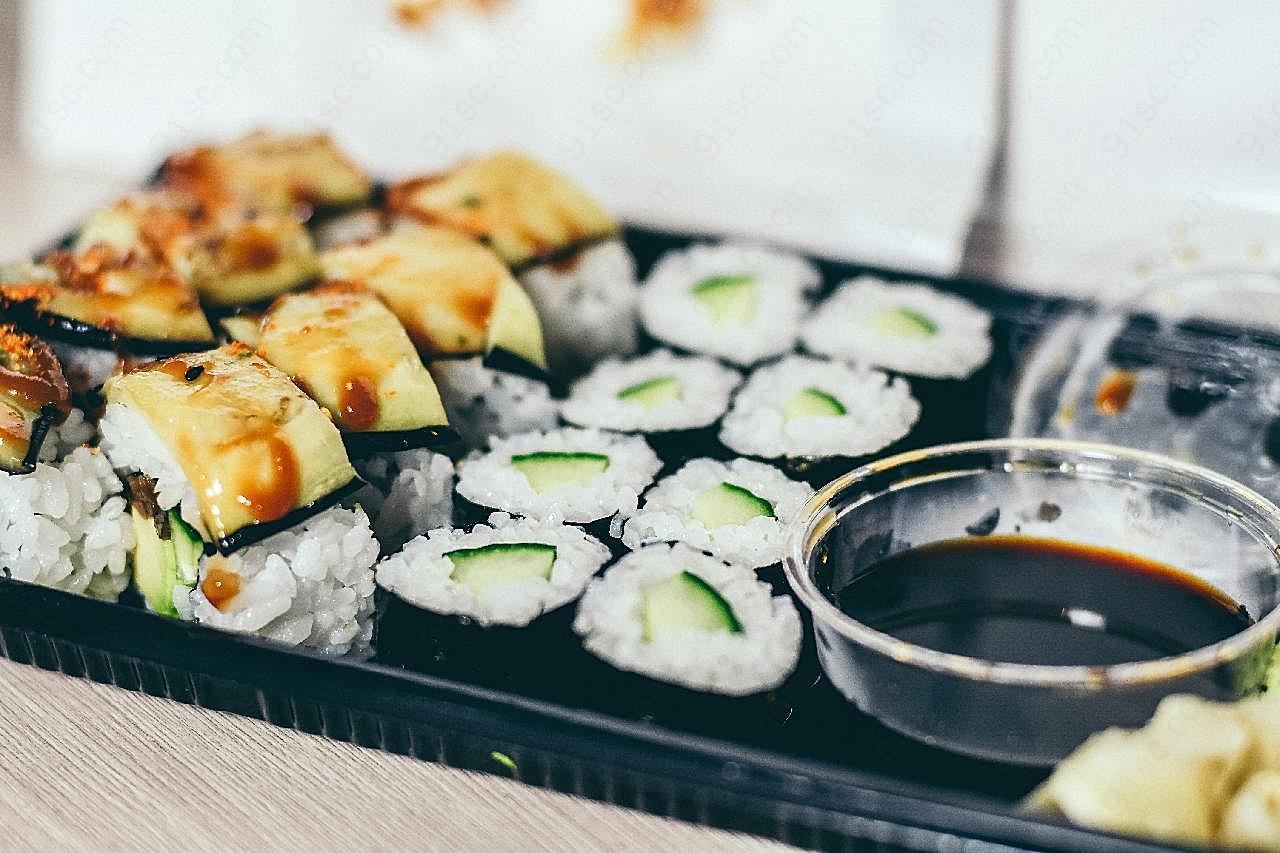 正宗日本寿司图片高清美食