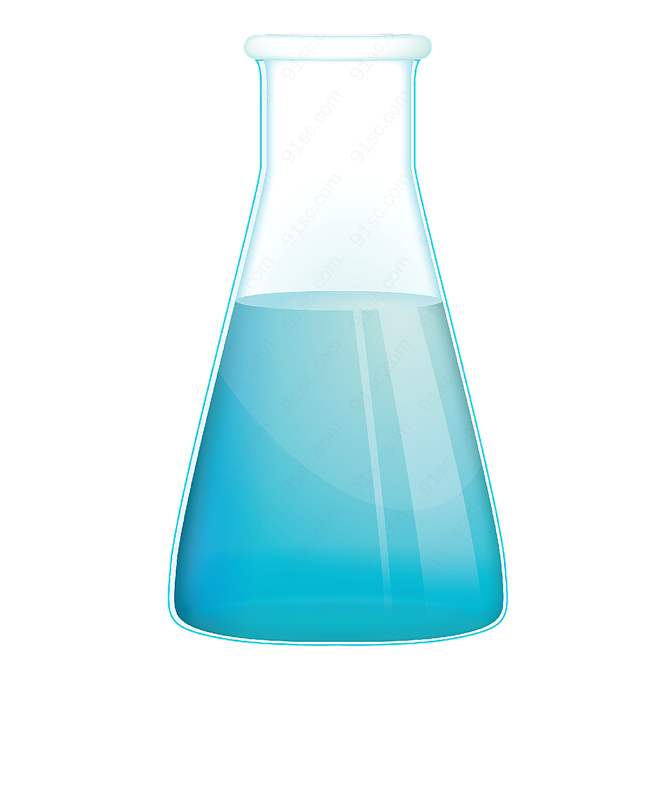 化学玻璃瓶矢量科技