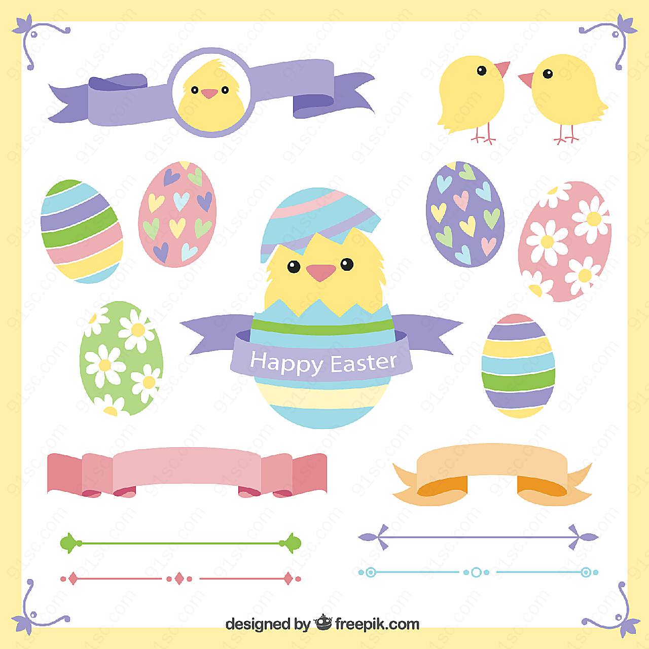 彩蛋和鸡仔矢量其它其它其它其它其它矢量节日其它