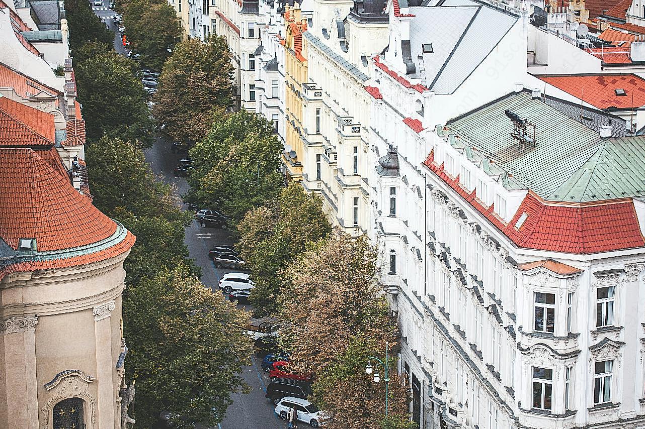 布拉格建筑图片城市景观