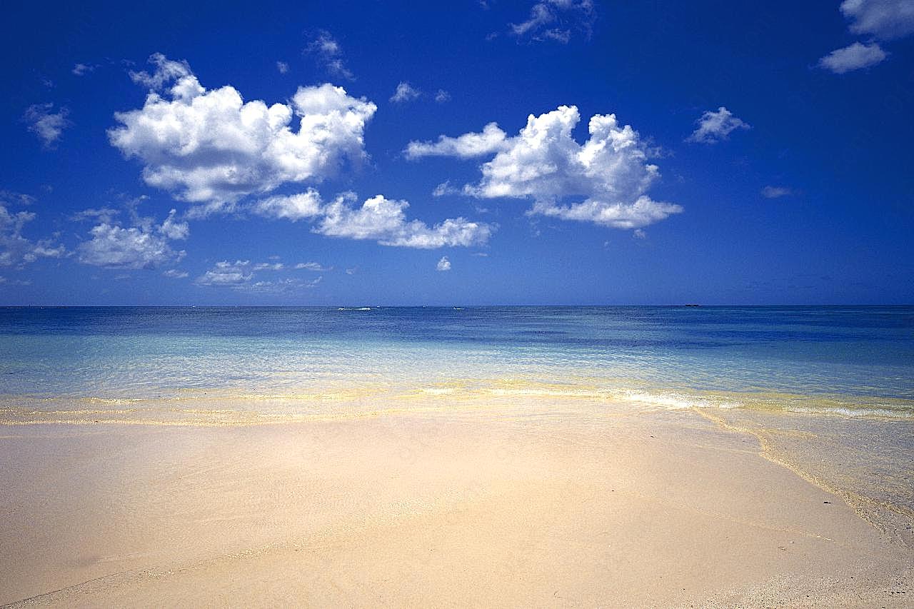 沙滩海边素材图片下载大海