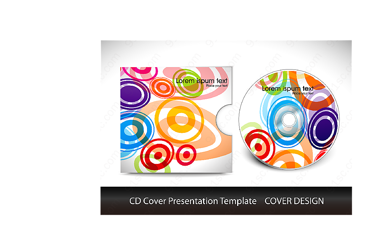 cd光盘包装设计矢量包装设计