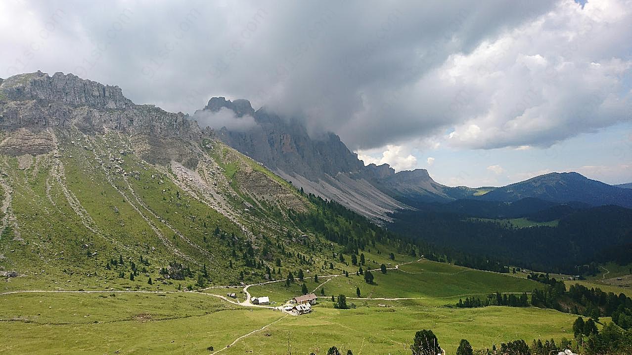 意大利高山景观图片高清