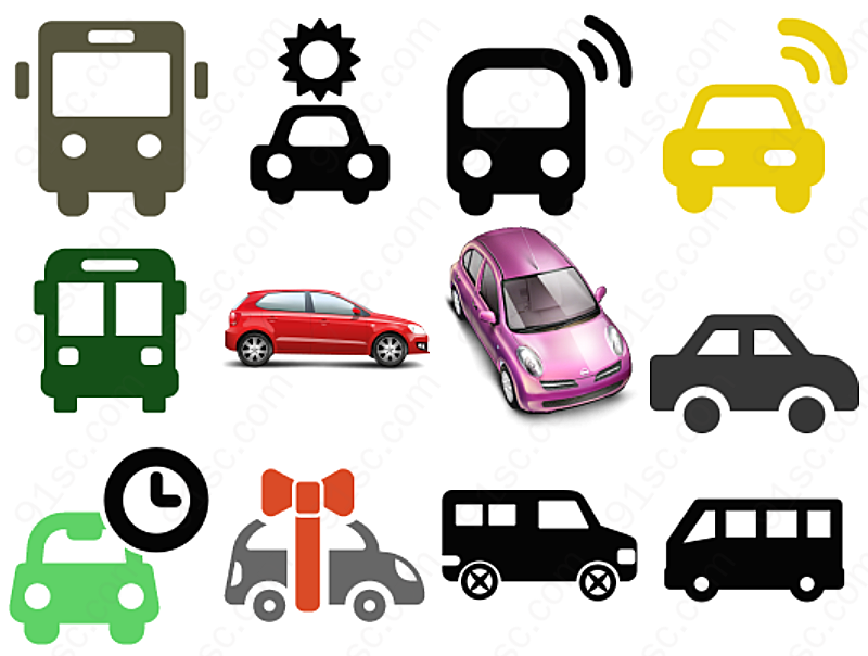 汽车icon交通工具