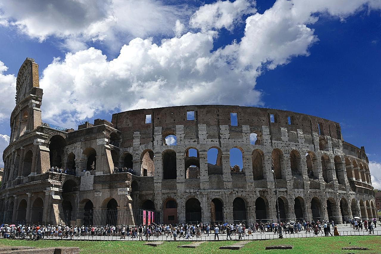 罗马斗兽场旅游建筑图片摄影