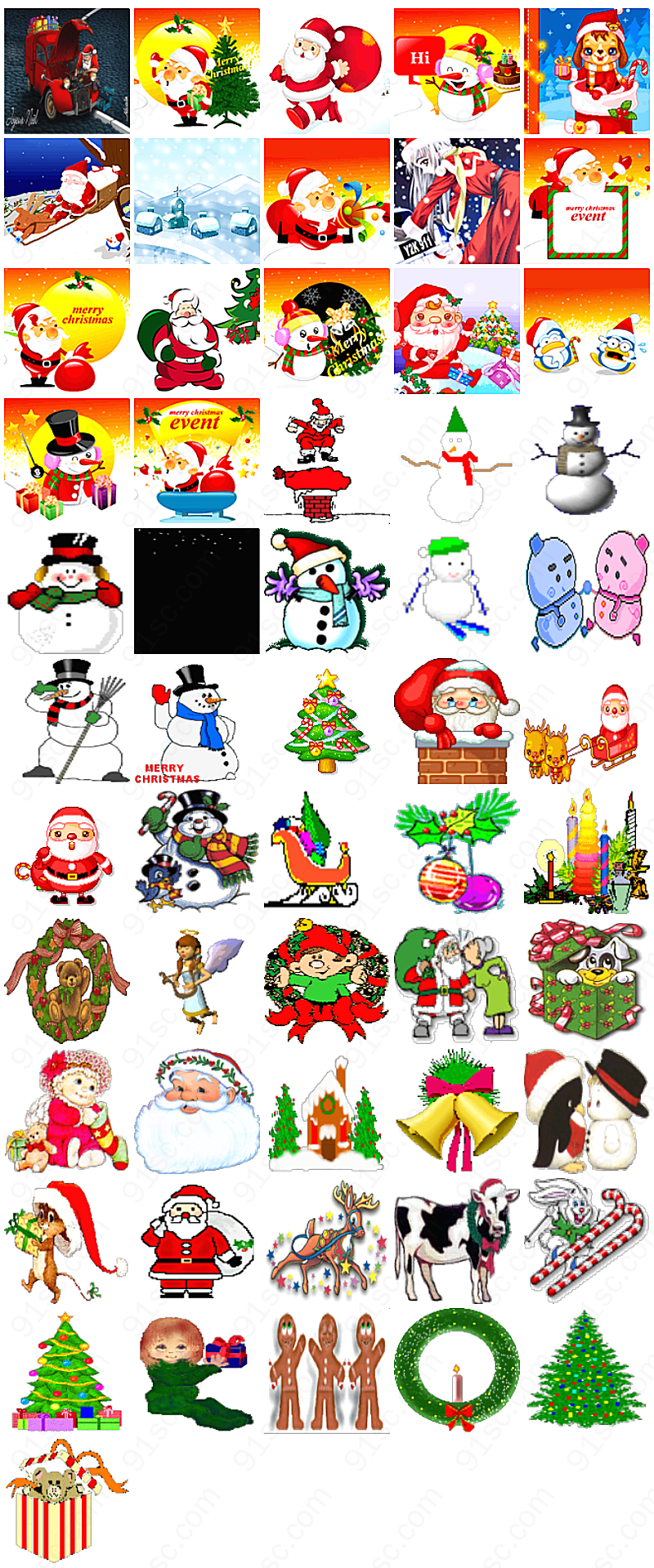 欢乐圣诞饰品系列系列图标