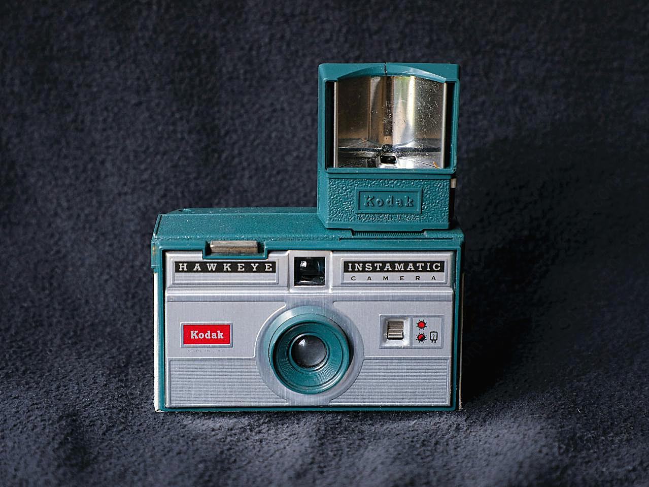 复古老式柯达相机图片电子设备