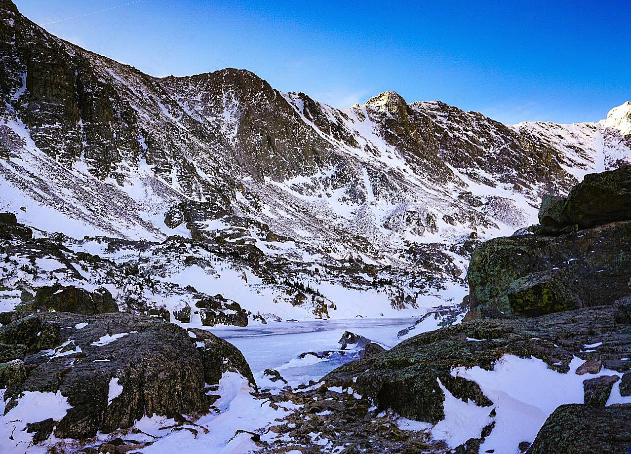 冬季山脉图片自然