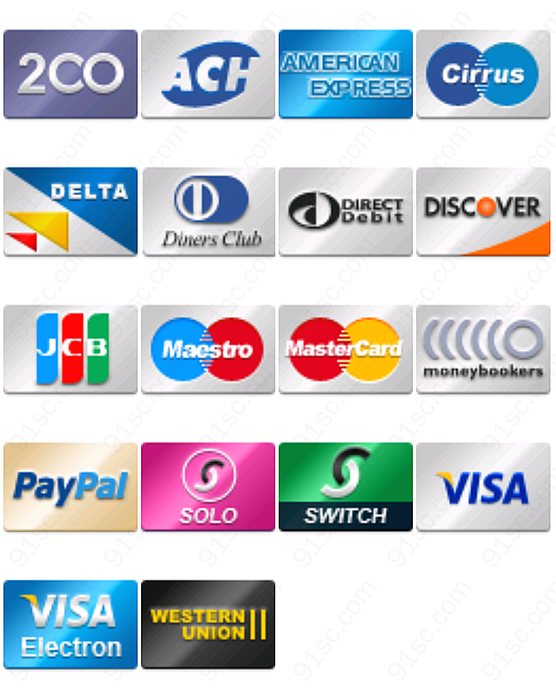 信用卡支付小系列图标