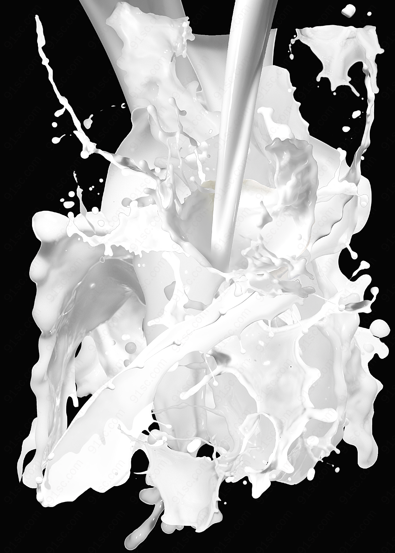 动感牛奶液体7饮料酒水