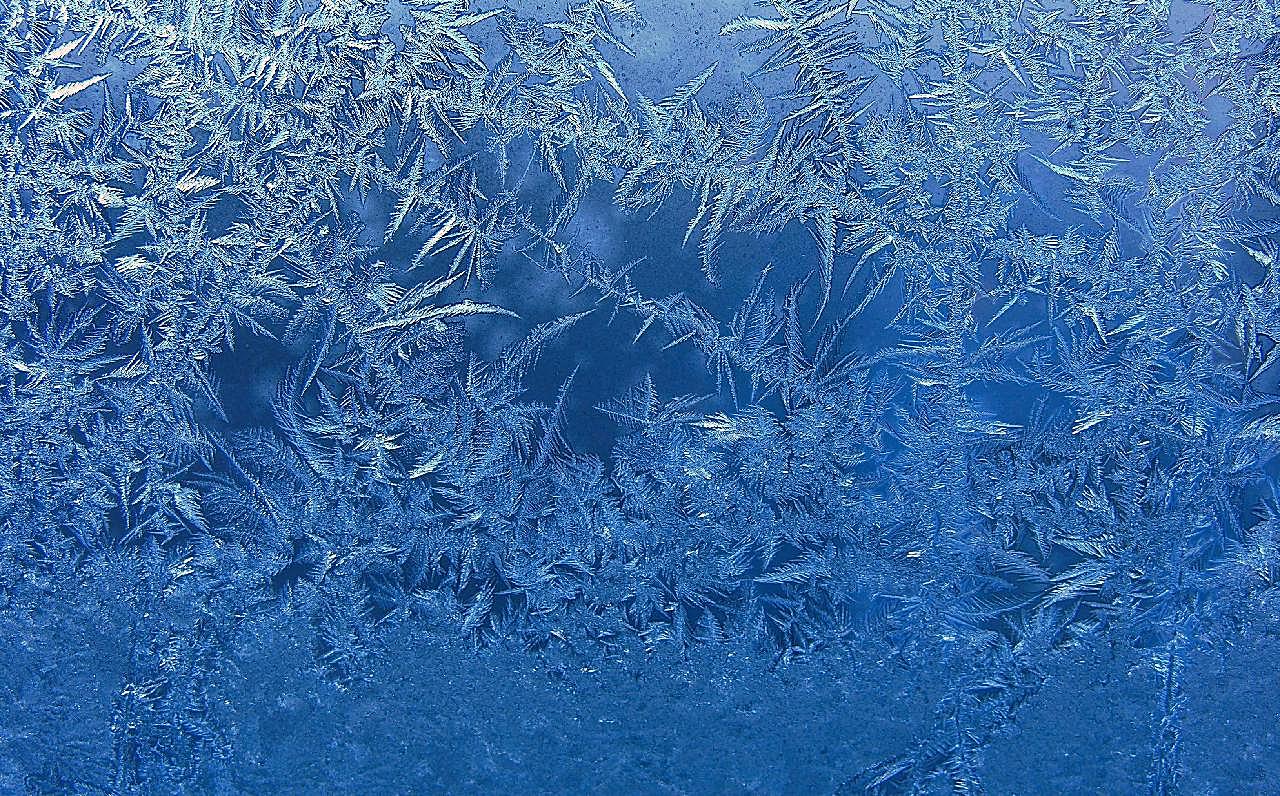 雪片霜花摄影