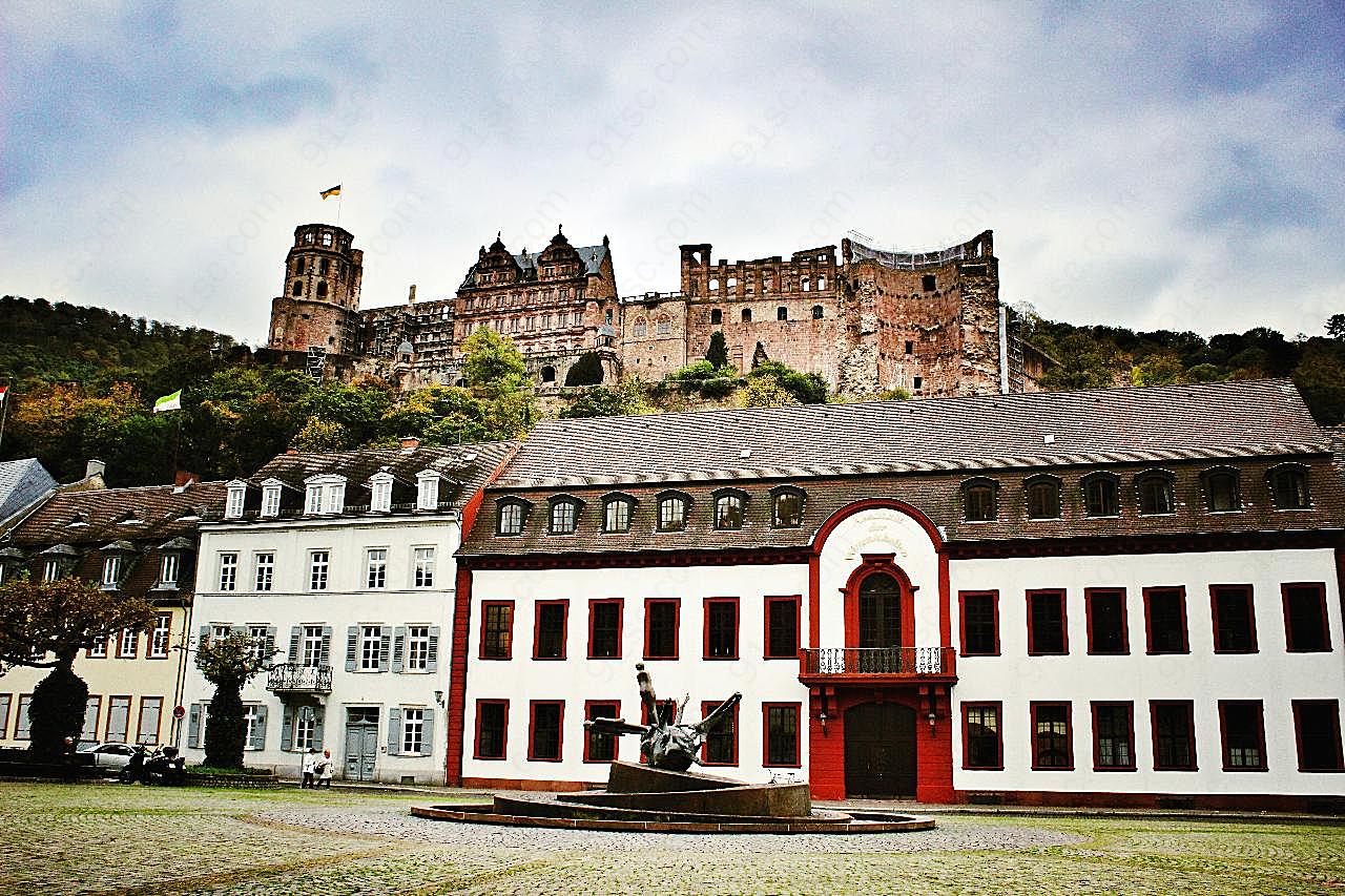 德国古城堡图片建筑