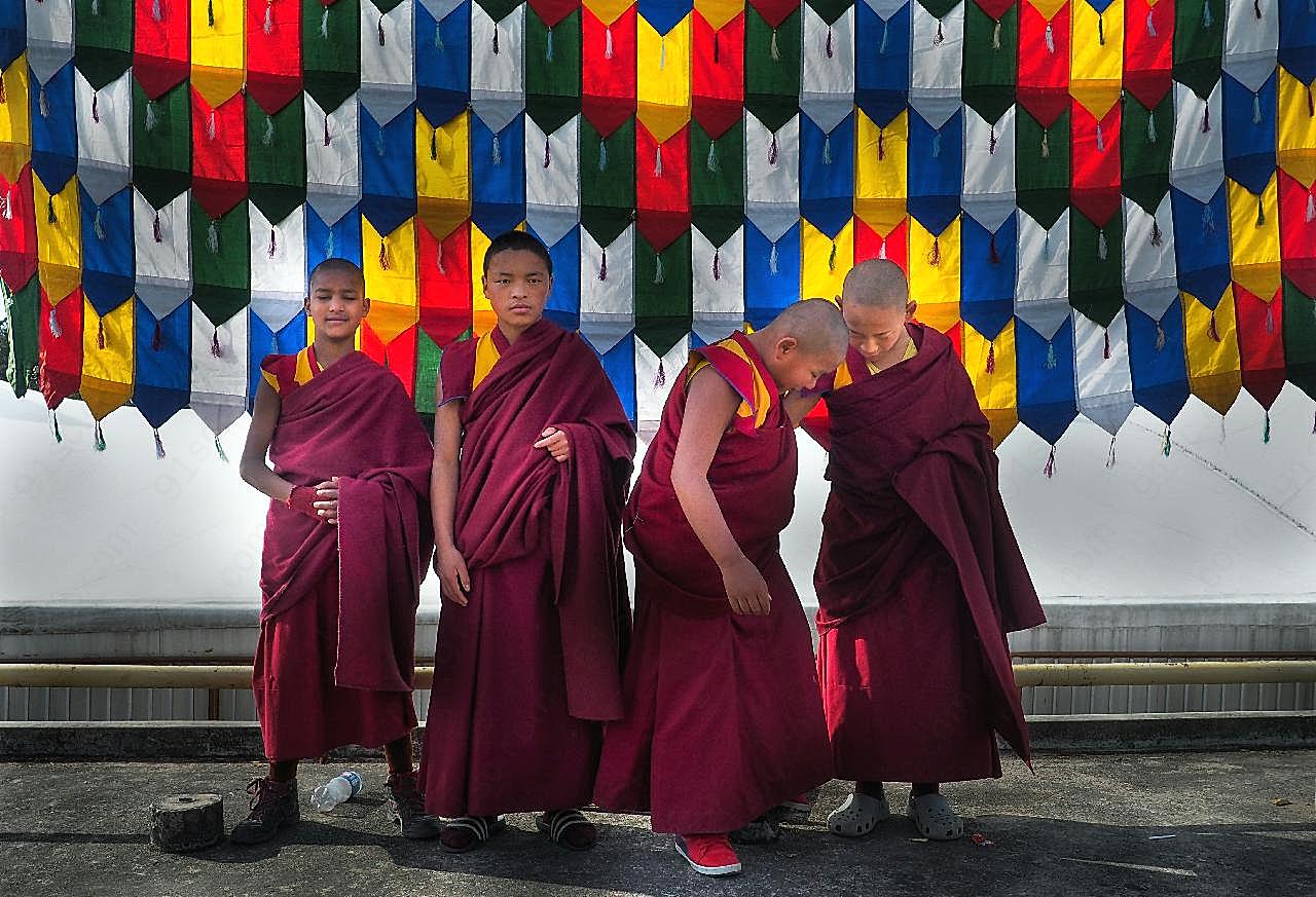 西藏佛教僧人图片人物摄影