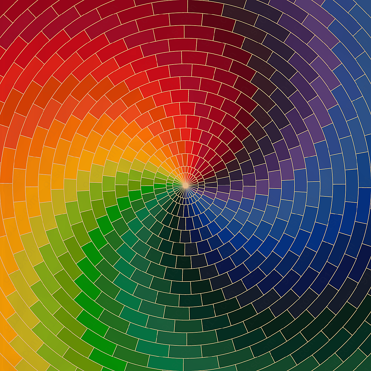 彩虹色的光谱矢量背景