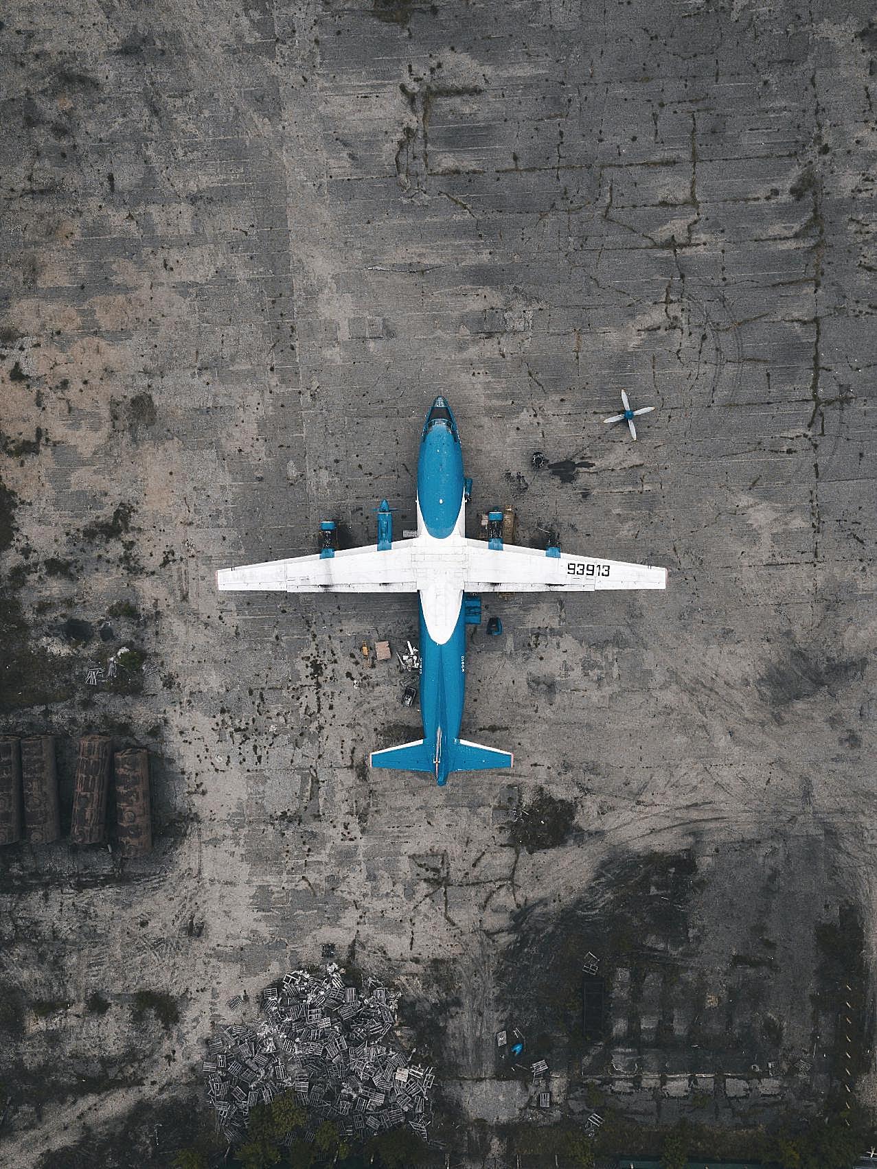 停机坪飞机图片交通工具