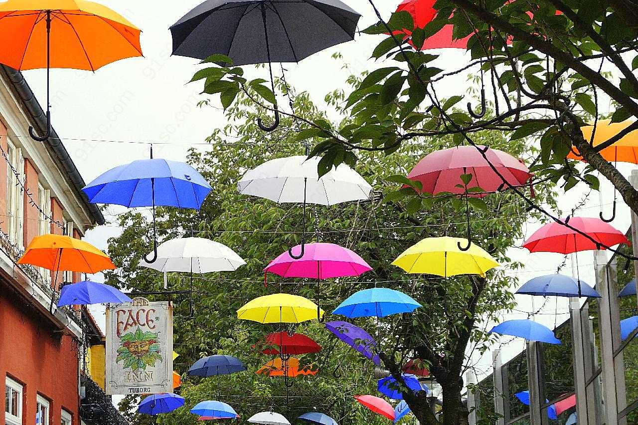 雨伞天幕装饰图片高清生活用品