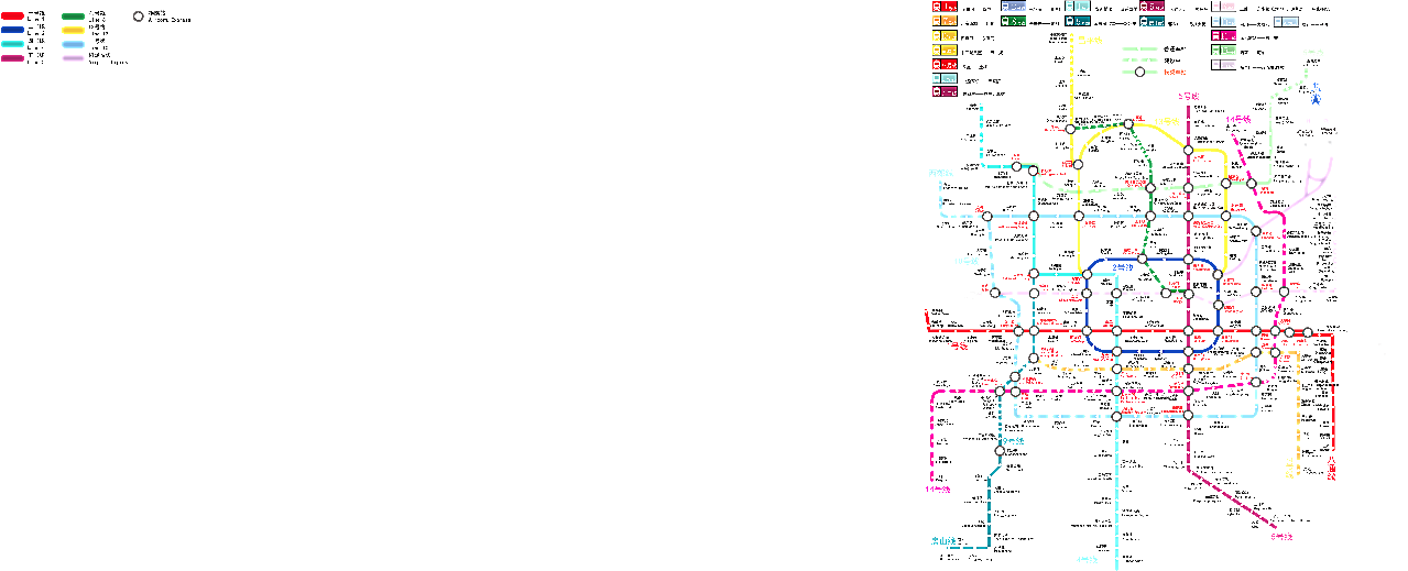 2011北京地铁矢量地图