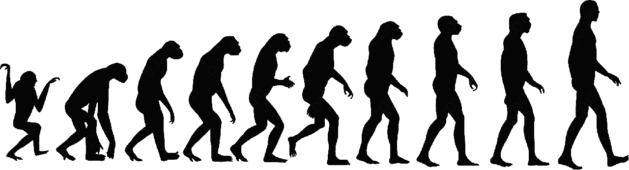 人类进化过程其它矢量人物
