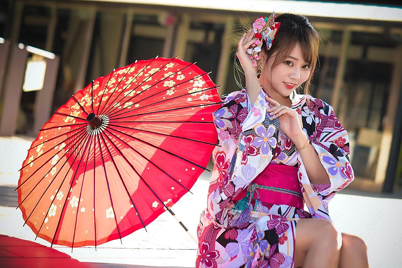 日本写真图片和服美女