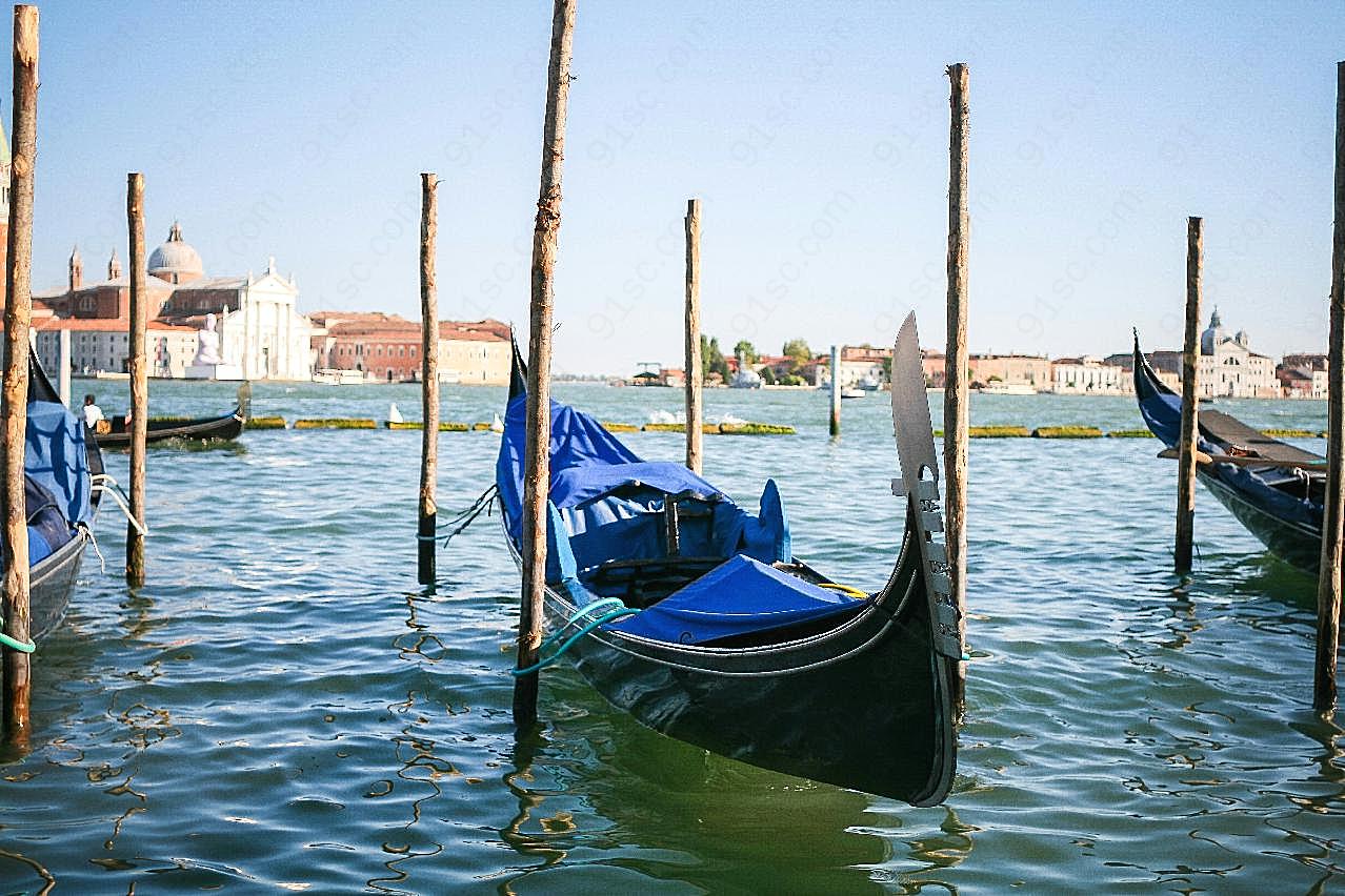 威尼斯小船图片交通工具