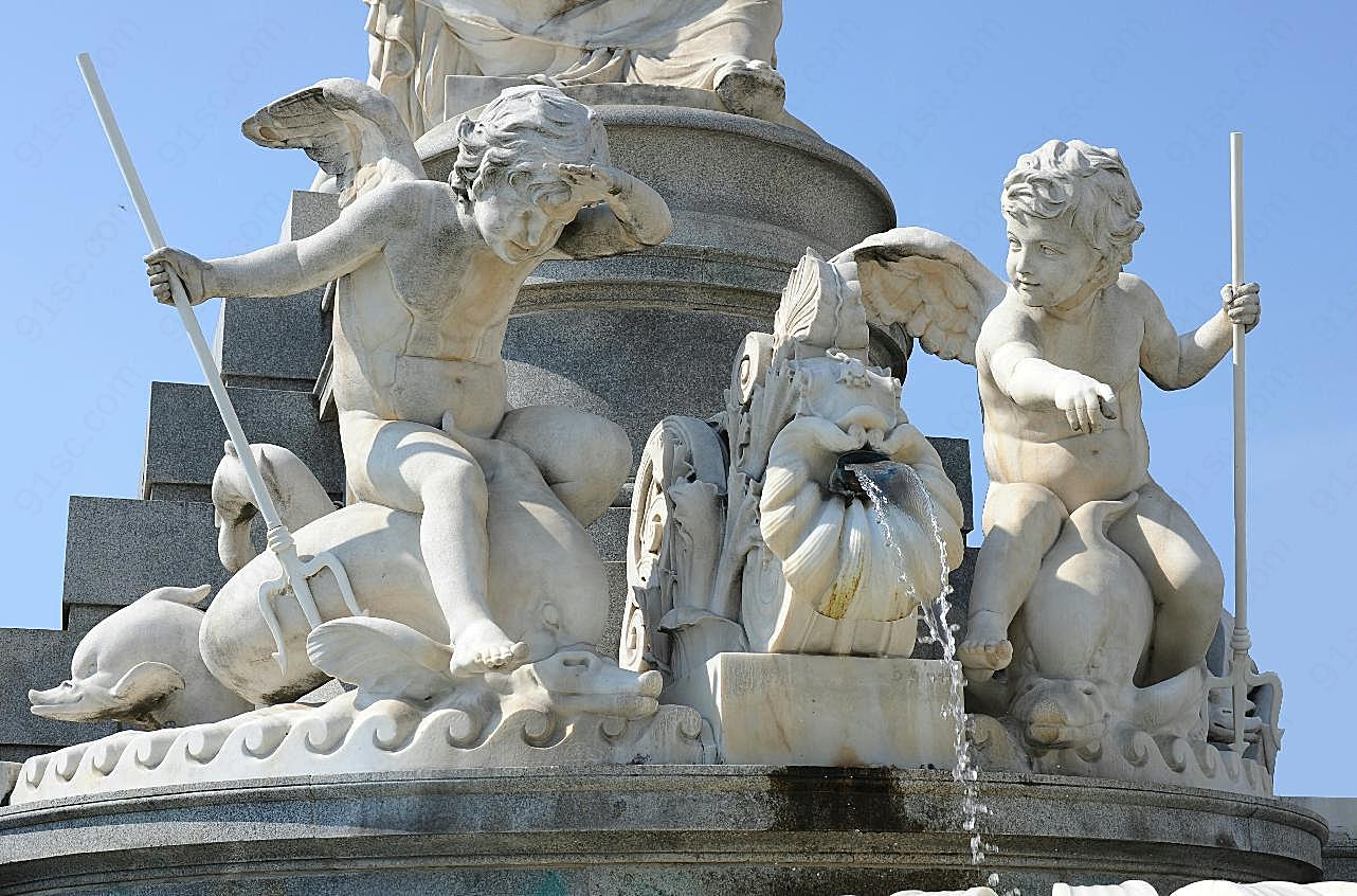 维也纳天使喷泉图片特色建筑