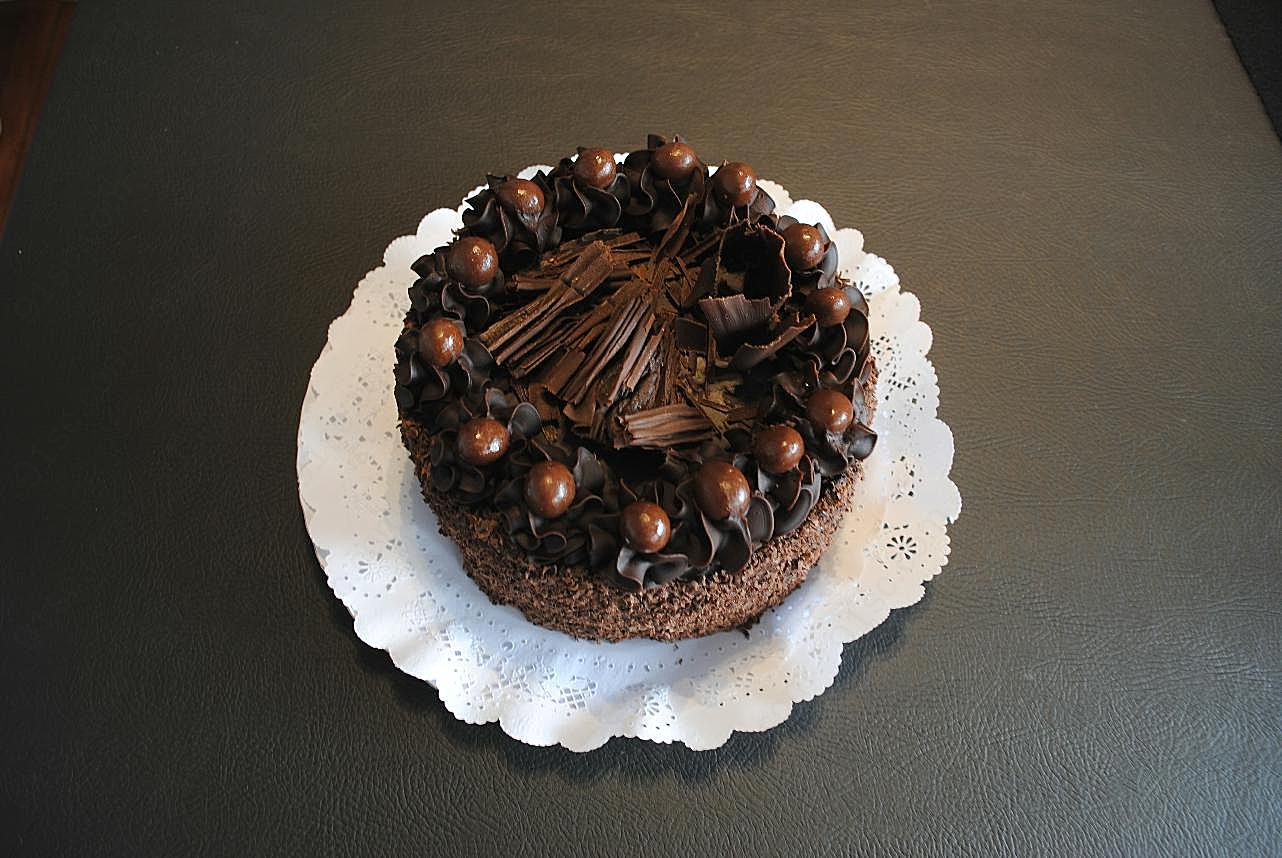 黑巧克力图片蛋糕