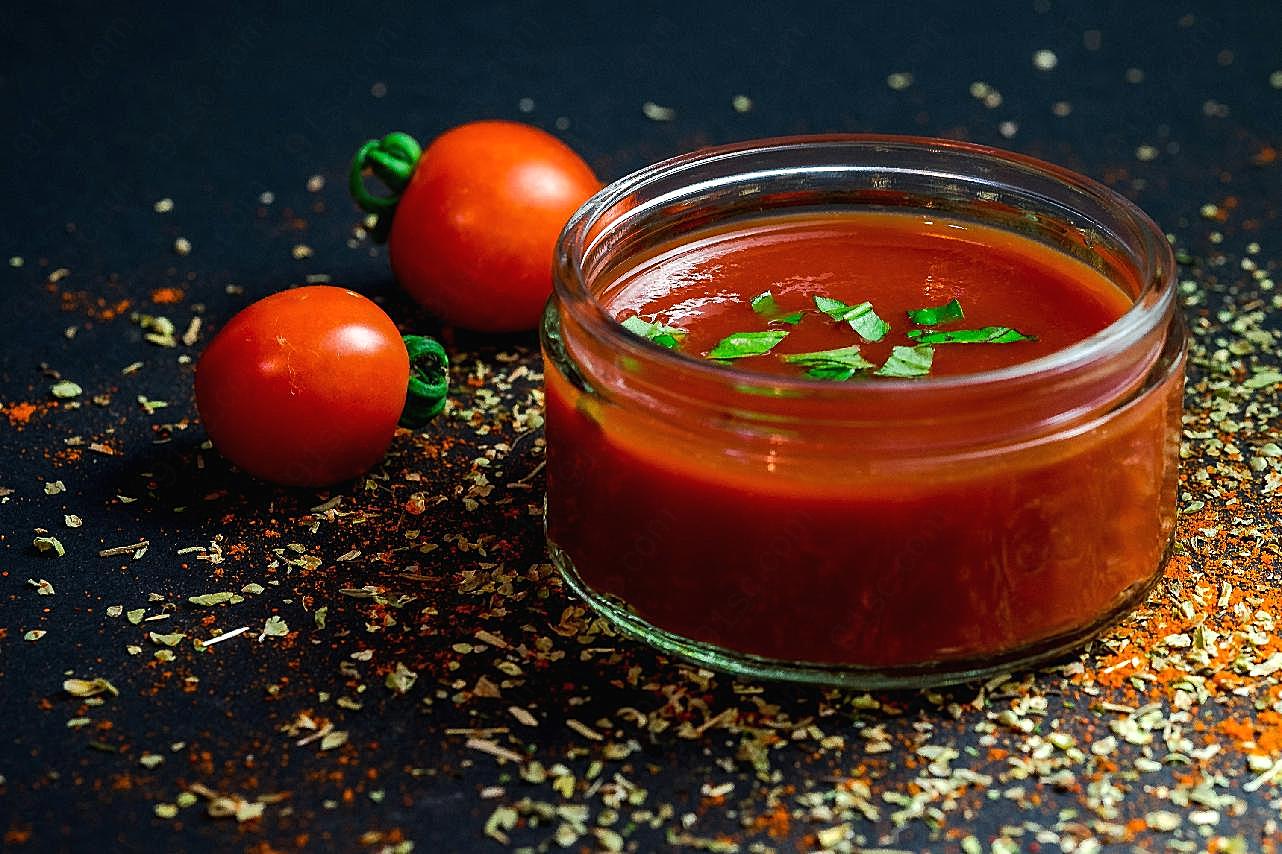 自制番茄酱图片美食摄影