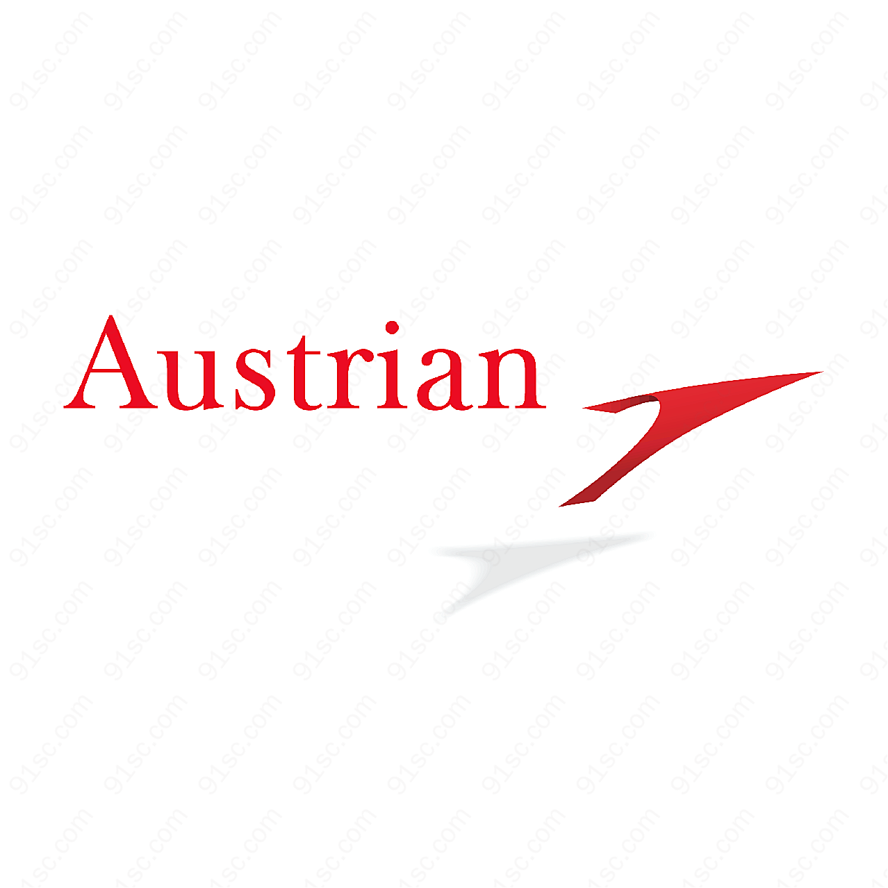 奥地利航空标志矢量交通运输标志