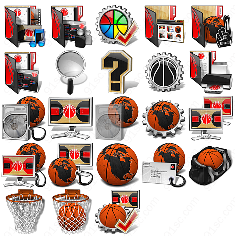 篮球系统桌面系统图标