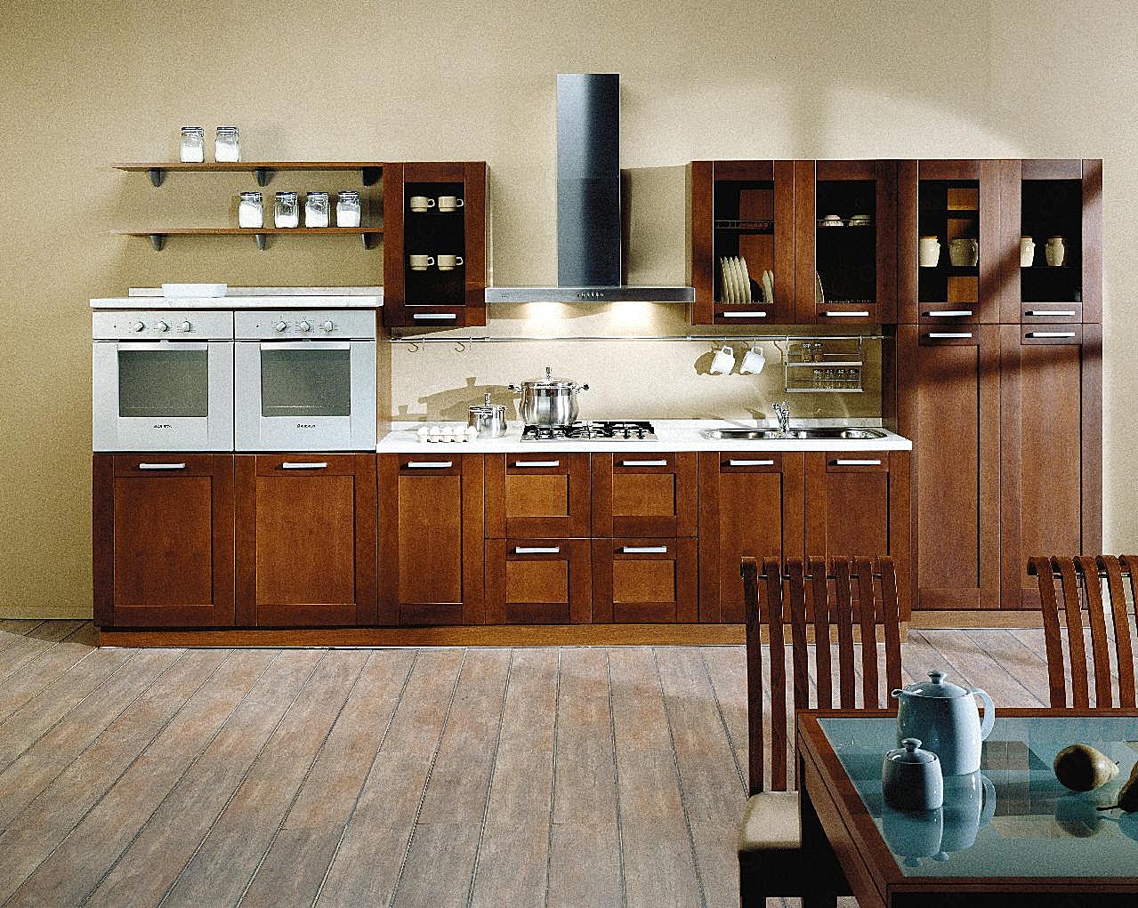 现代厨房效果图8家居空间