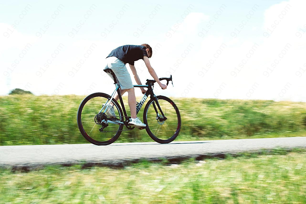 公路自行车骑行运动图片户外运动