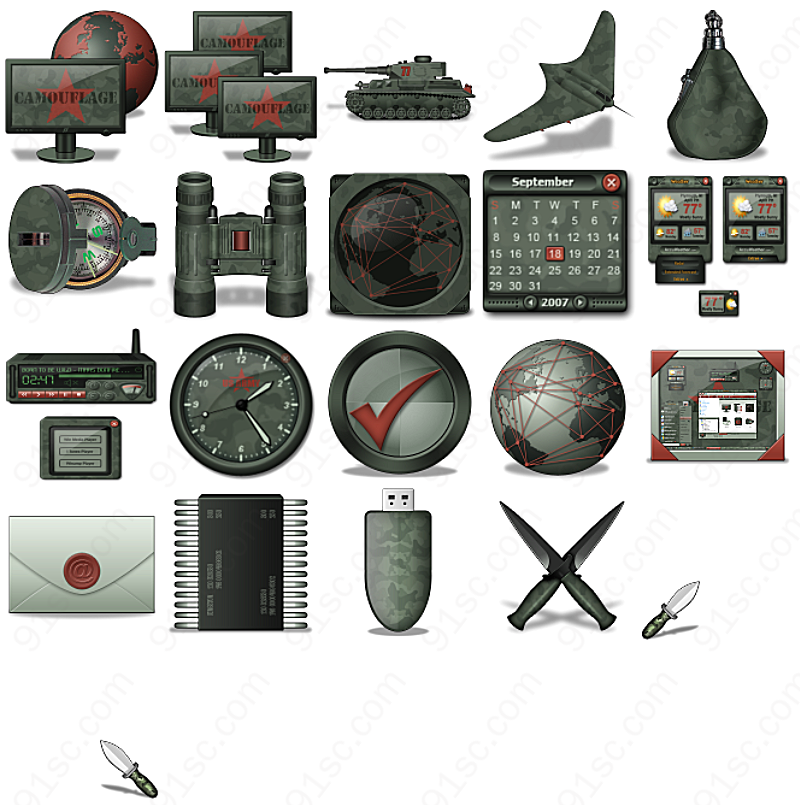 军事系统系统图标