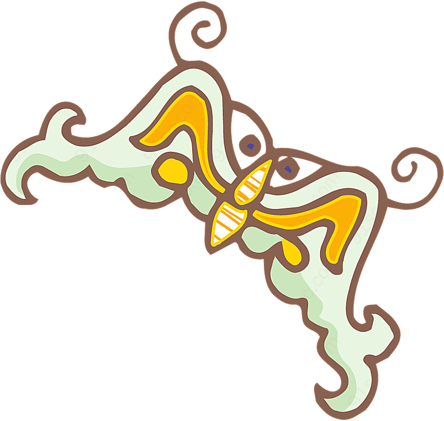 矢量彩色花纹_462矢量花纹