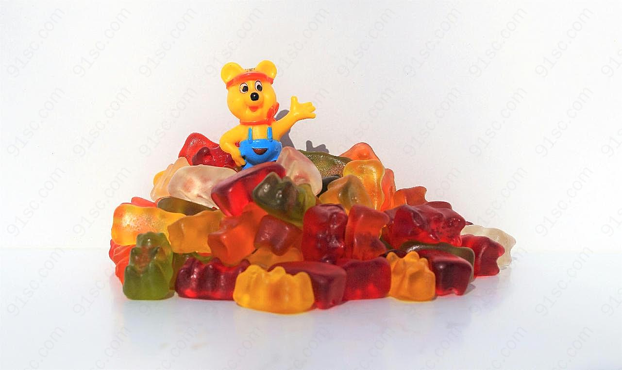 彩色水果qq糖图片餐饮摄影