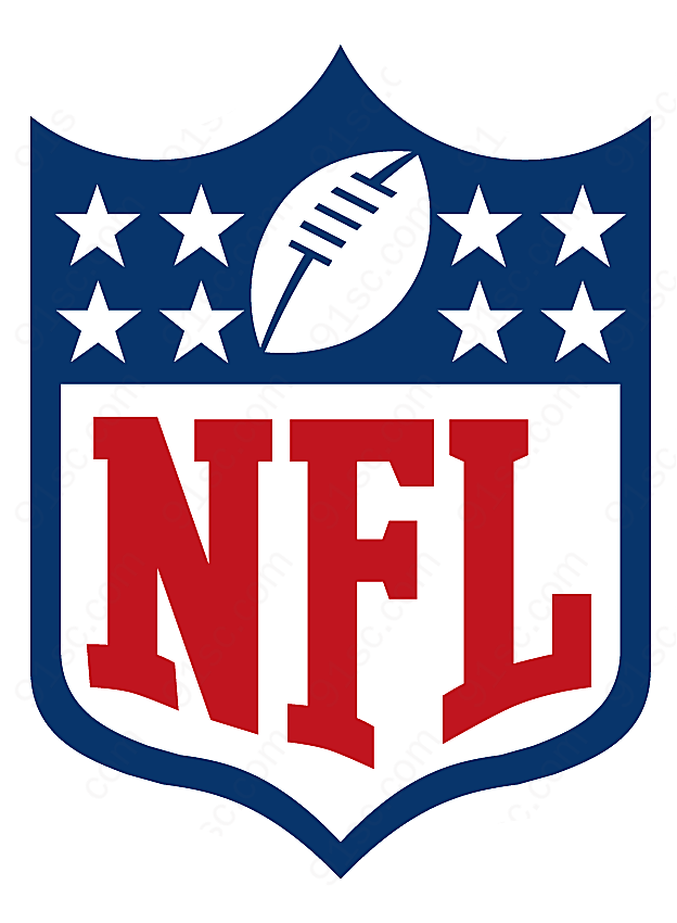 职业橄榄球大联盟logo矢量体育标志