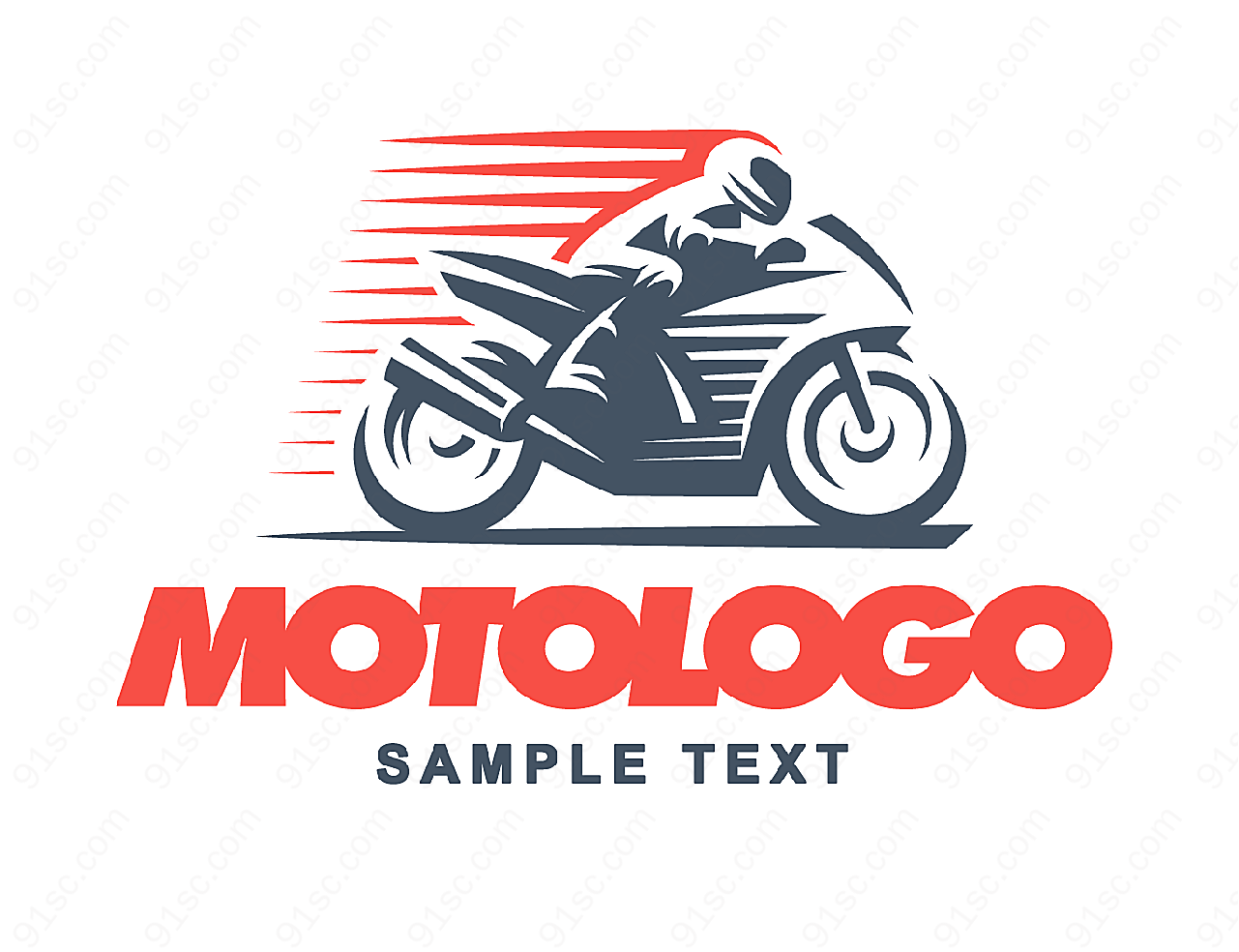 摩托赛车logo矢量logo图形