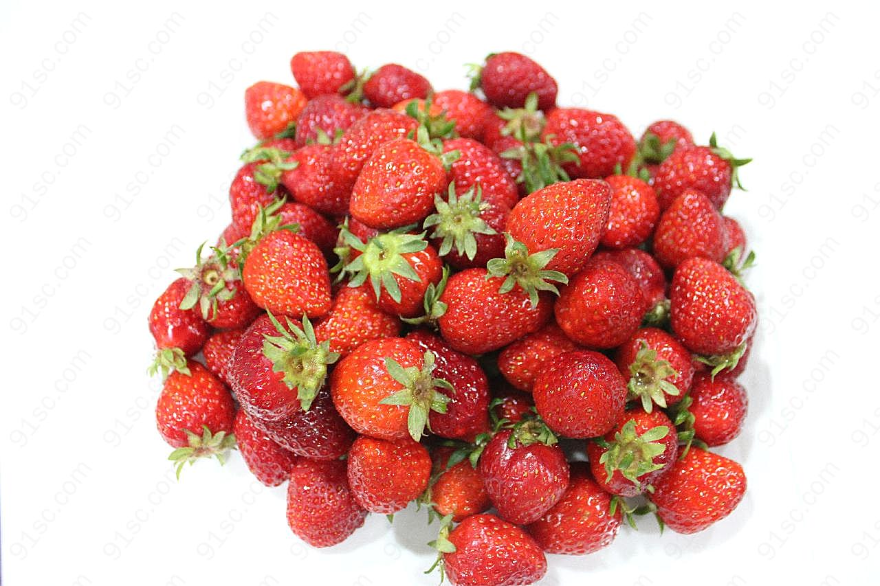 草莓诱人图片水果