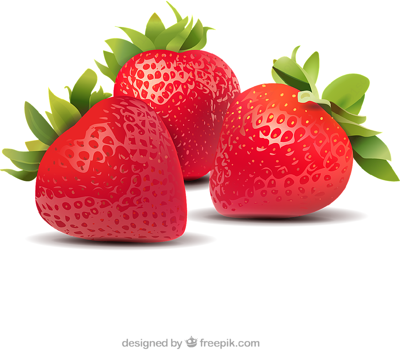 新鲜草莓矢量矢量水果