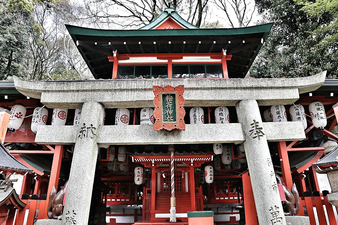 日本神社图片特色建筑