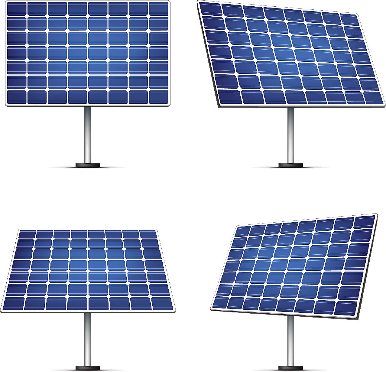 太阳能电池板矢量科技